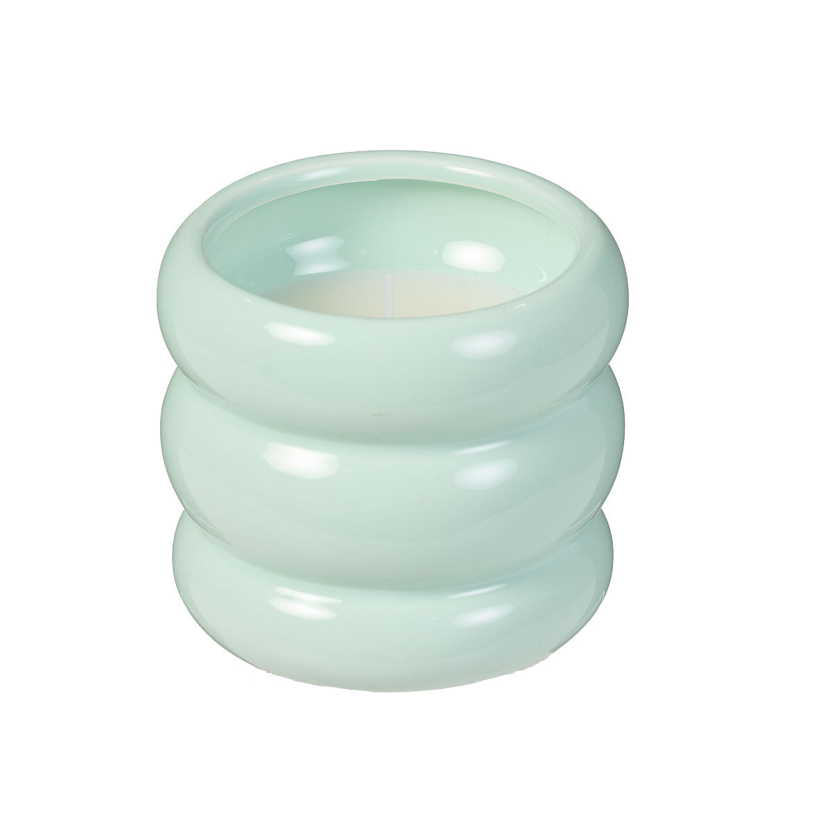 Ribbed Ceramic Candle Assorted