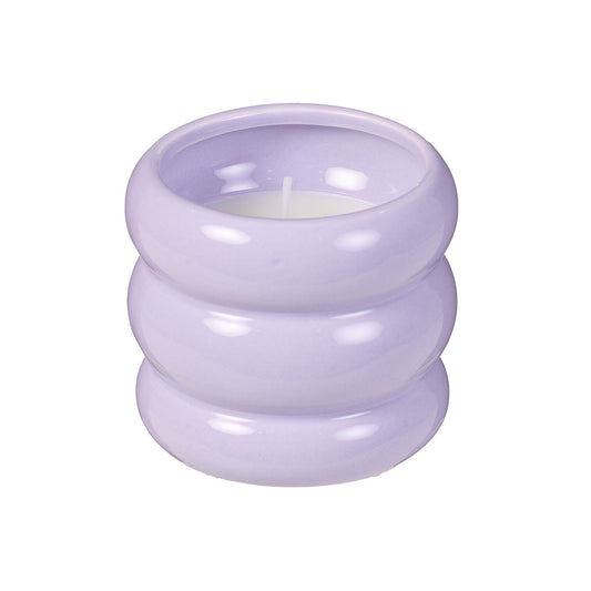 Ribbed Ceramic Candle Assorted