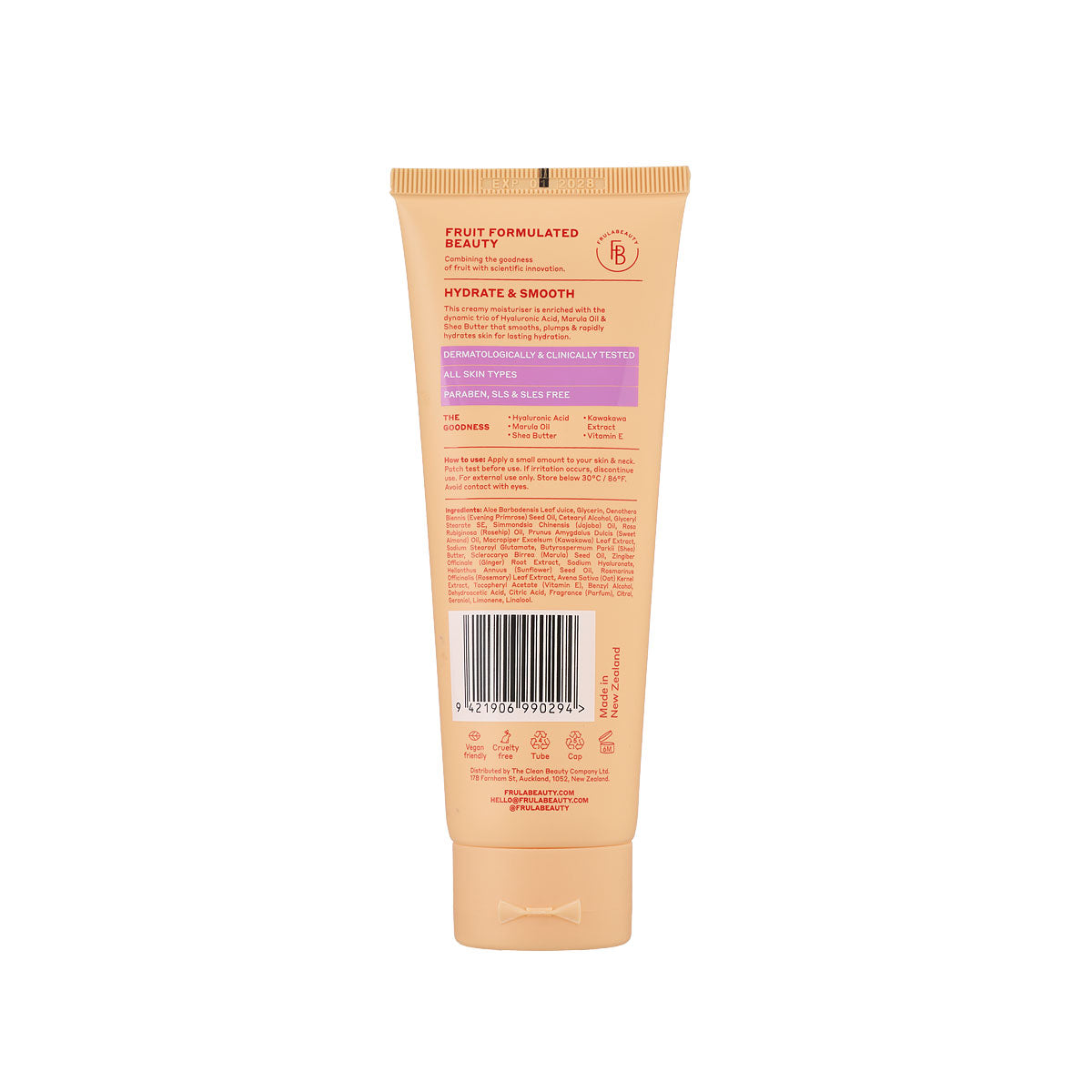 Frula Skin Hyaluronic Super Hydrating Moisturiser with Marula Oil 100mL