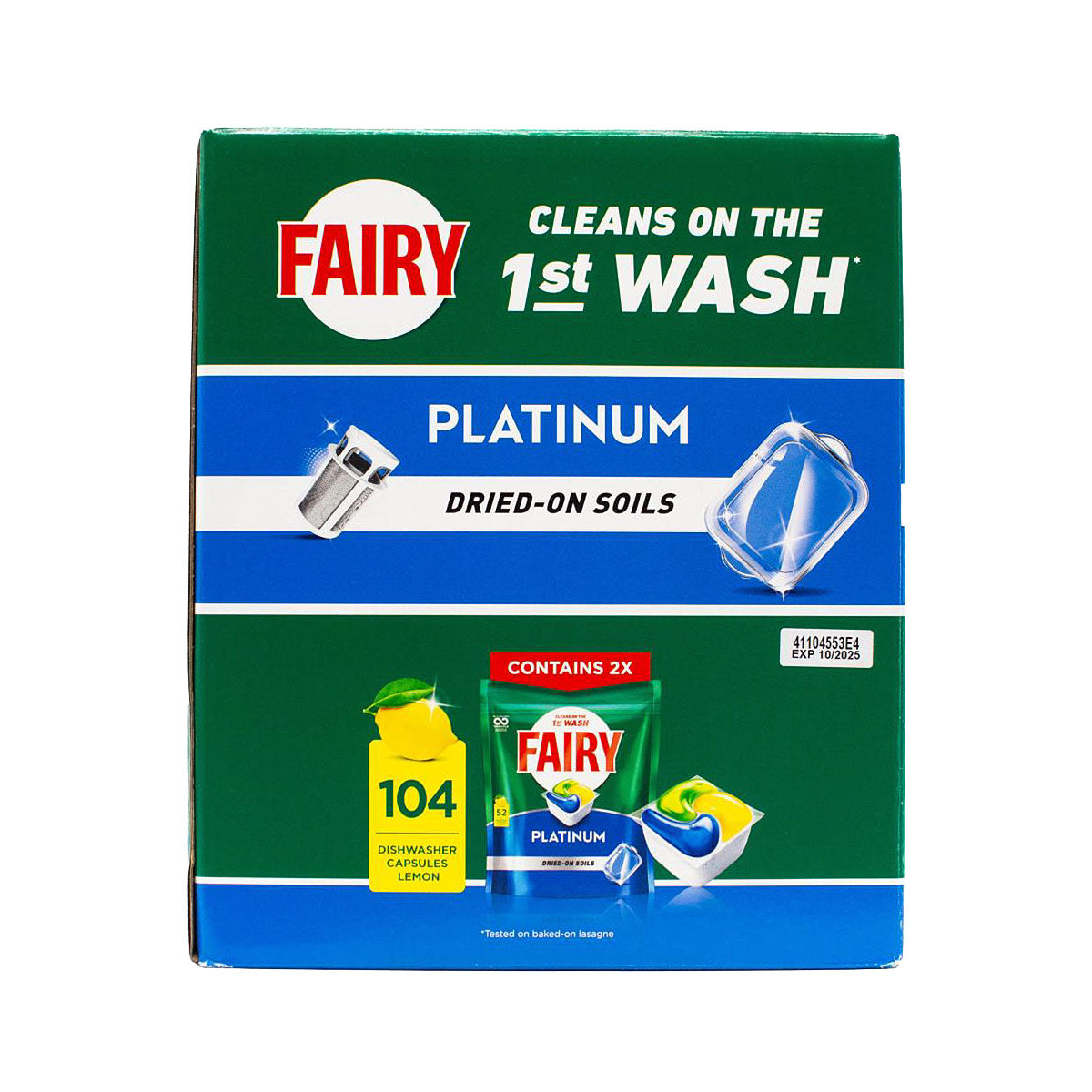 Fairy Platinum Lemon Capsules 104pk