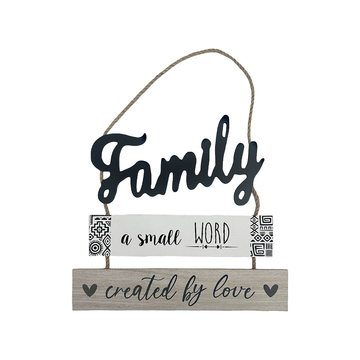 Hanging Plaque Family/ Welcome