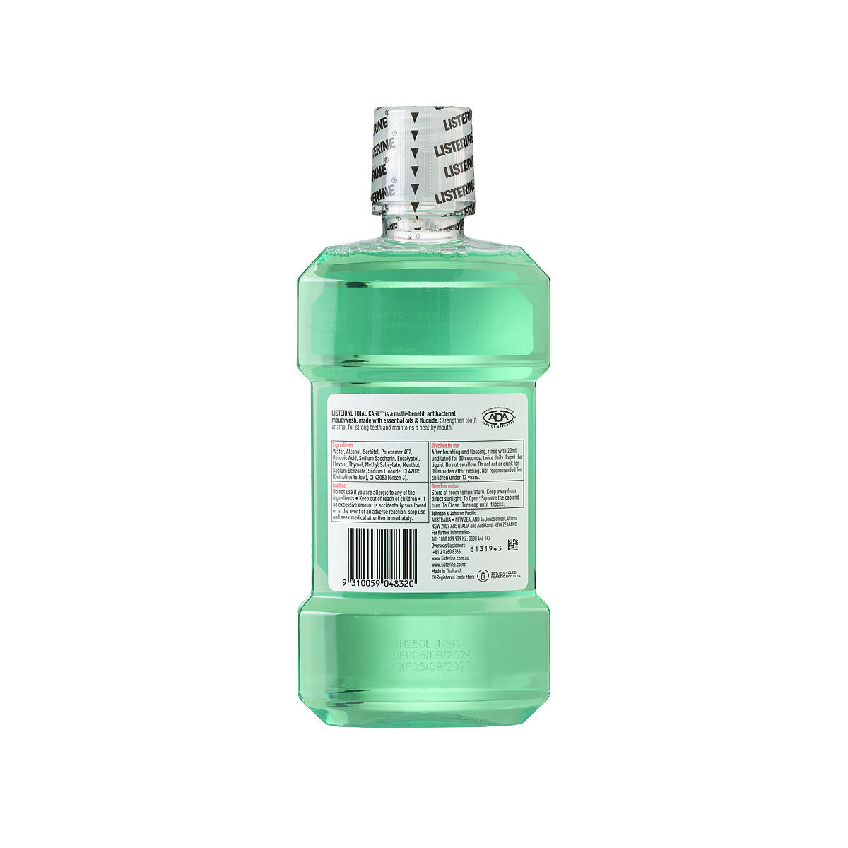 Listerine Total Defence Total Care Mouthwash 500mL