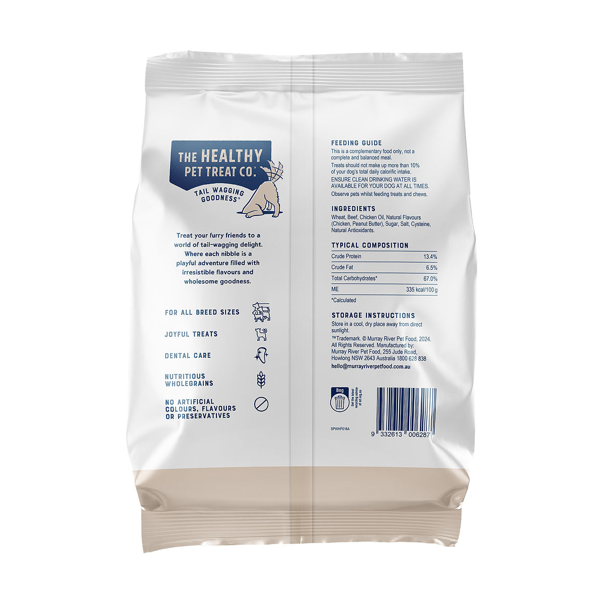 The Healthy Pet Treat Co. Peanut Butter Biscuits 1.5kg
