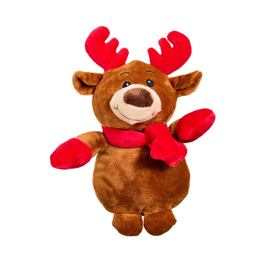 Christmas Plush Chunky Animals 18cm Assorted