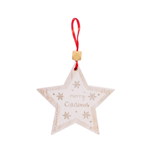 Christmas Tree Decoration Wooden Angel