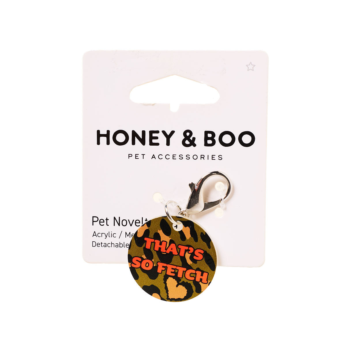 Honey & Boo Pet Tag Khaki Fetch