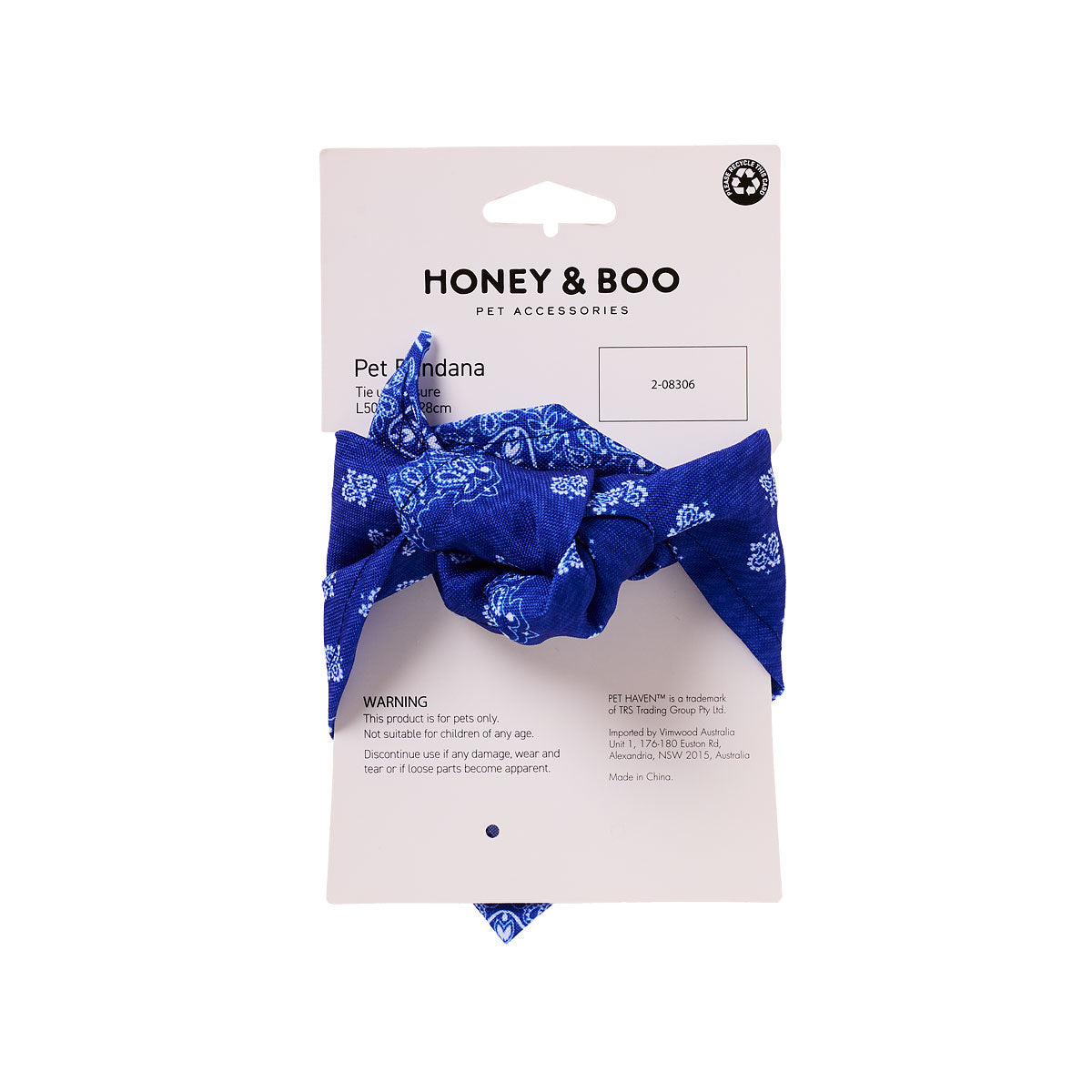 Honey & Boo Bandana Denim Print