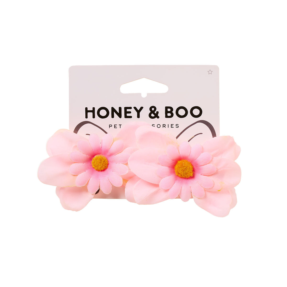 Honey & Boo Pet Clip Flower 2pk