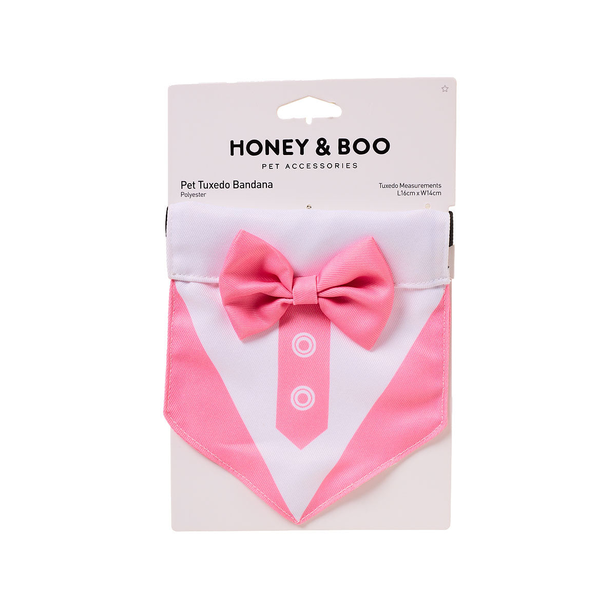 Honey & Boo Bandana Pink Tuxedo