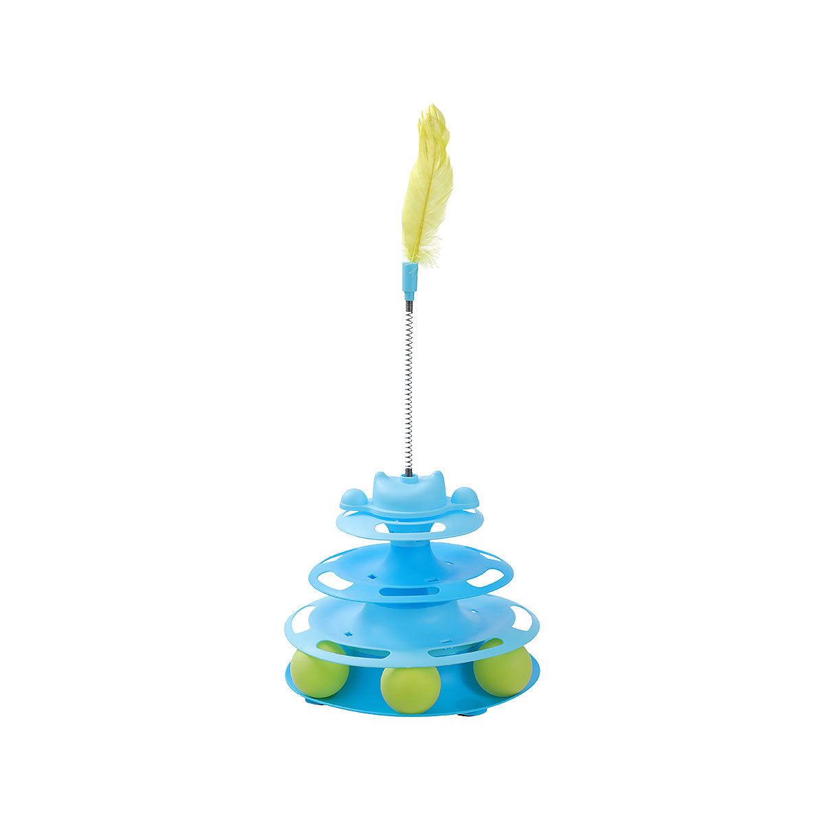 Waggi Cat Track Tower with Feather Assorted
