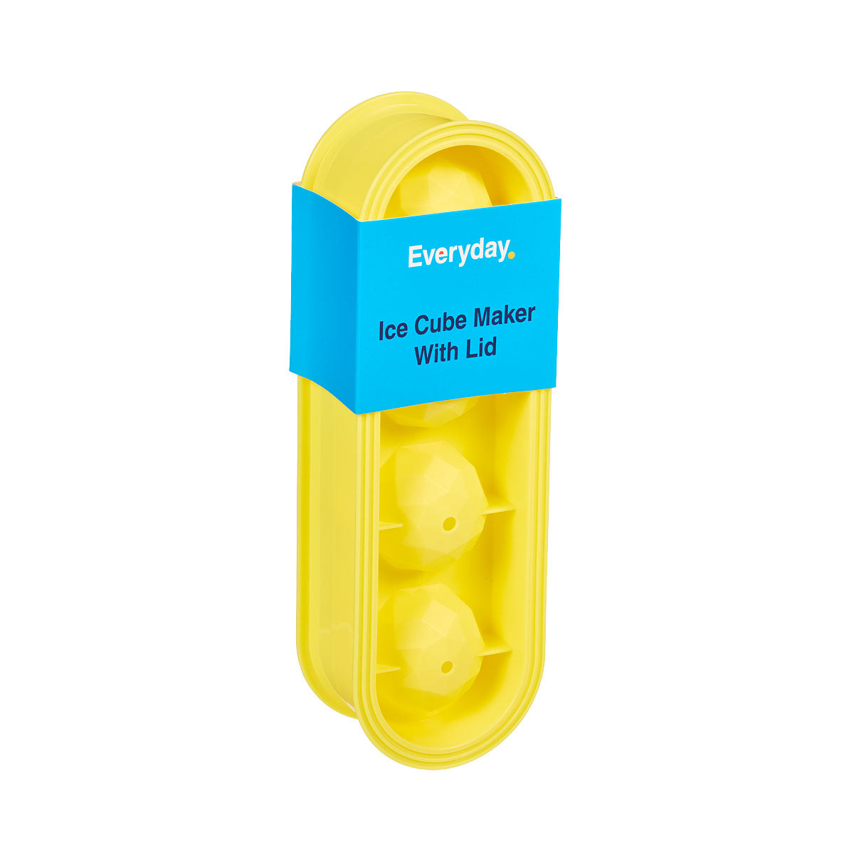 Everyday Plastic Ice Cube Maker With Lid Assorted