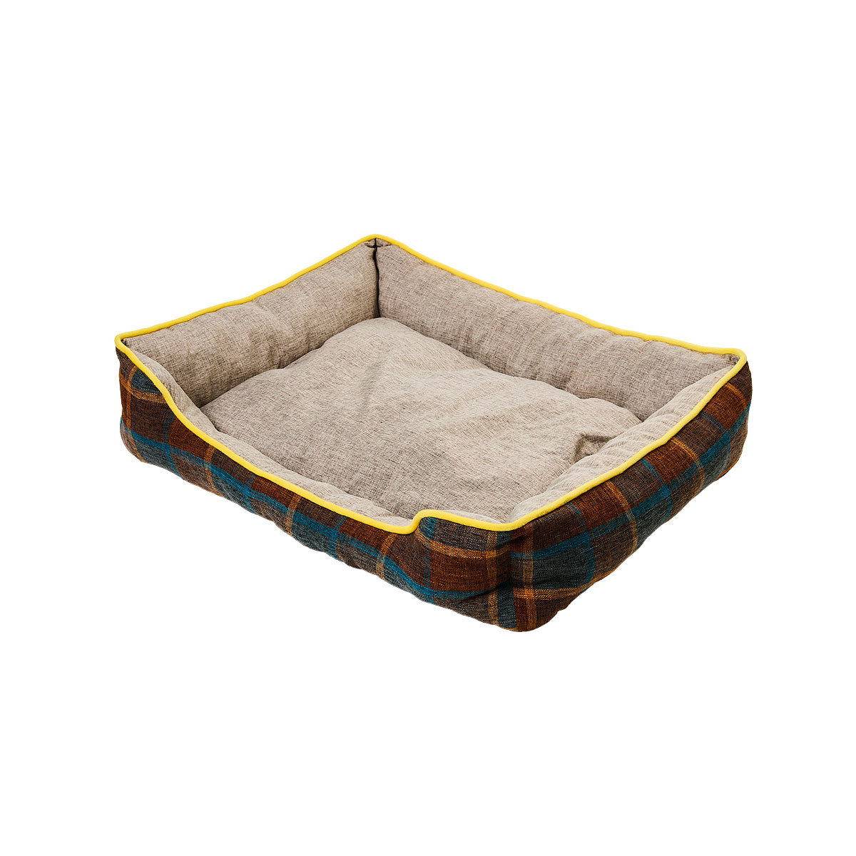 Check Print Pet Bed 75x60cm