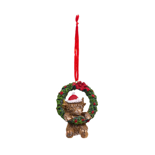 Christmas Tree Decoration Highland Cow