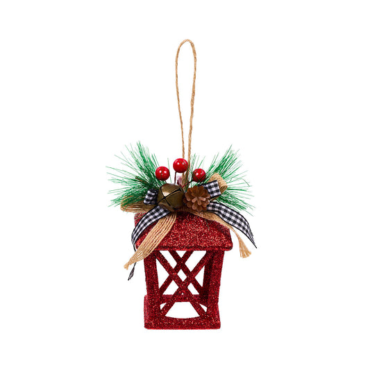 Christmas Tree Decoration Lantern With Sprig