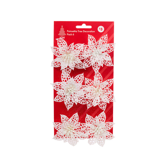 Christmas Mini Poinsettias 6pk