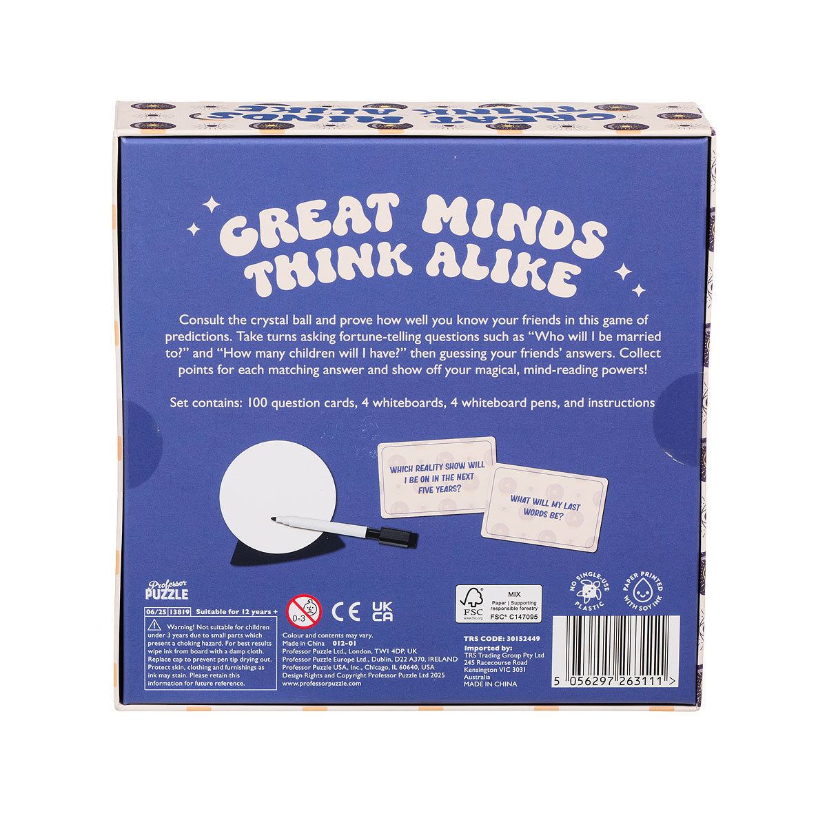 Great Minds Think Alike Game