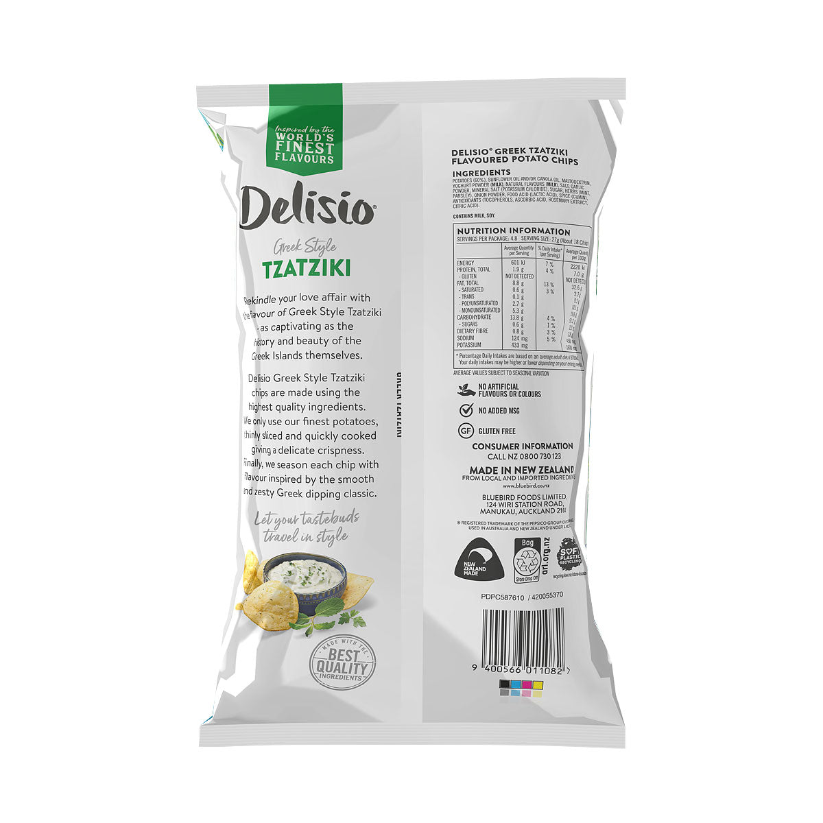 Bluebird Delisio Tzatziki 140g