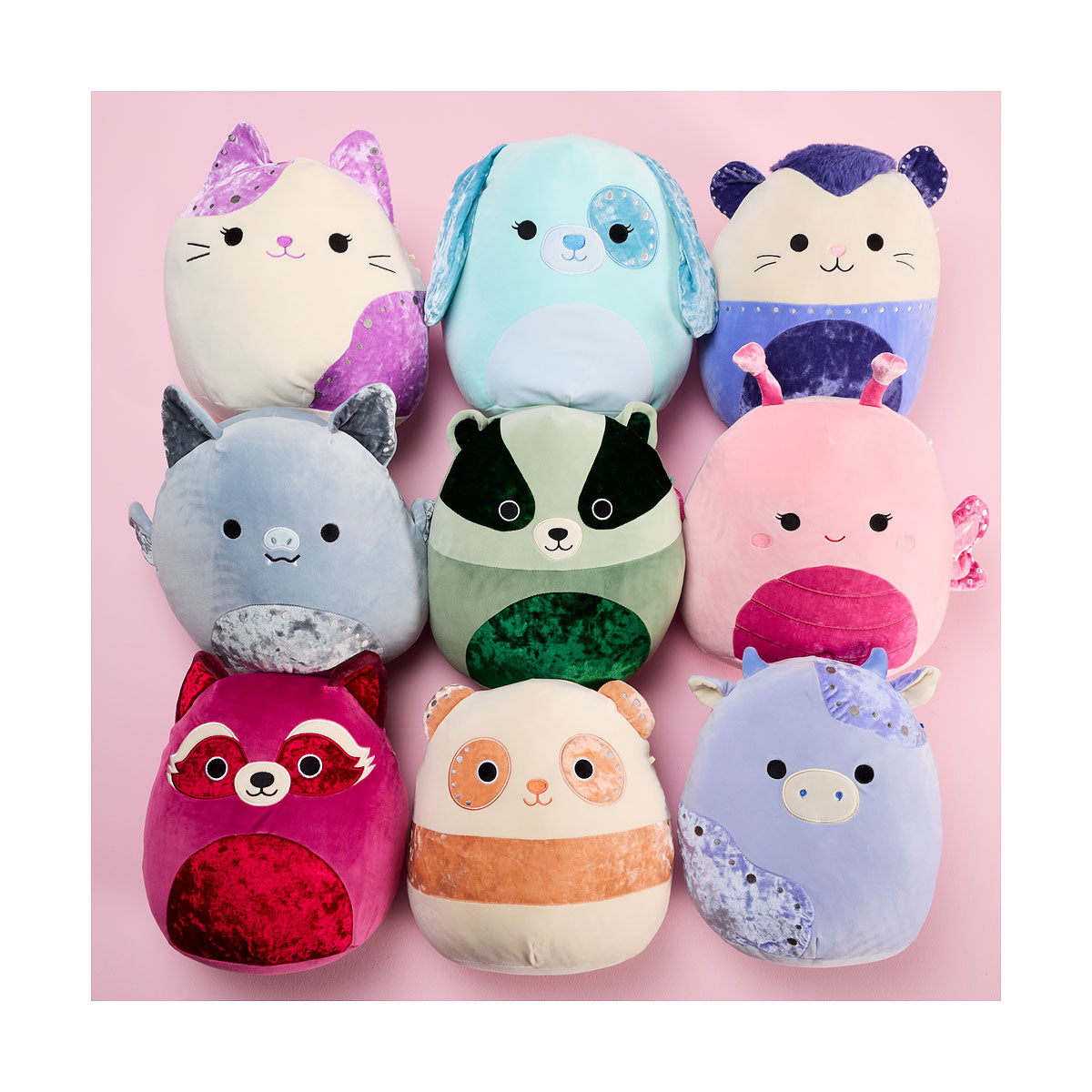 Squishmallow Pastel Velvet 12" Assorted