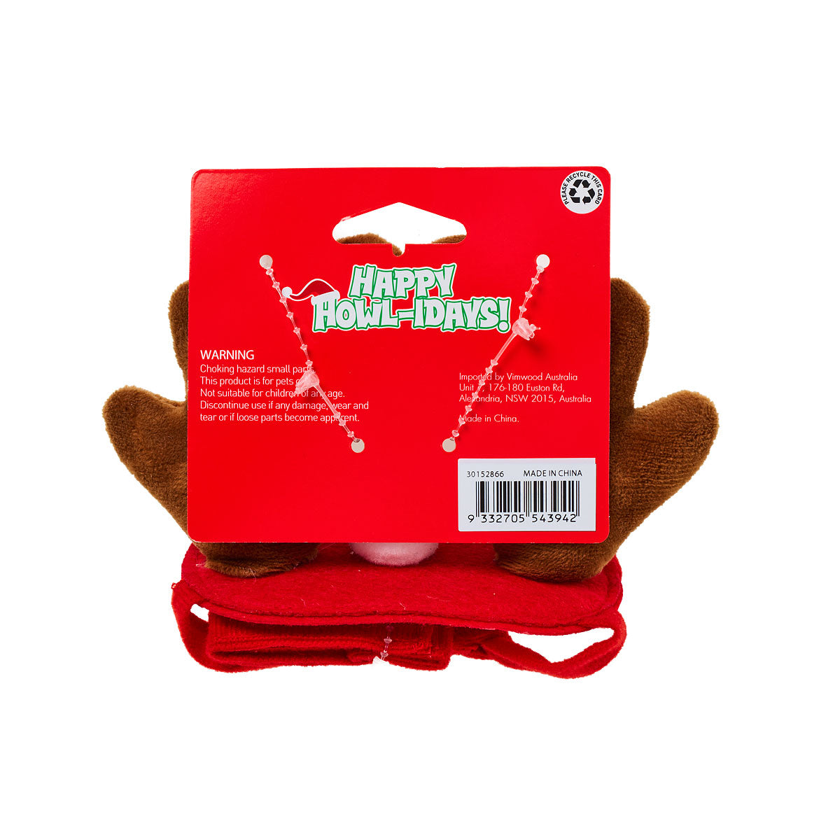 Christmas Pet Novelty Antlers Headpiece