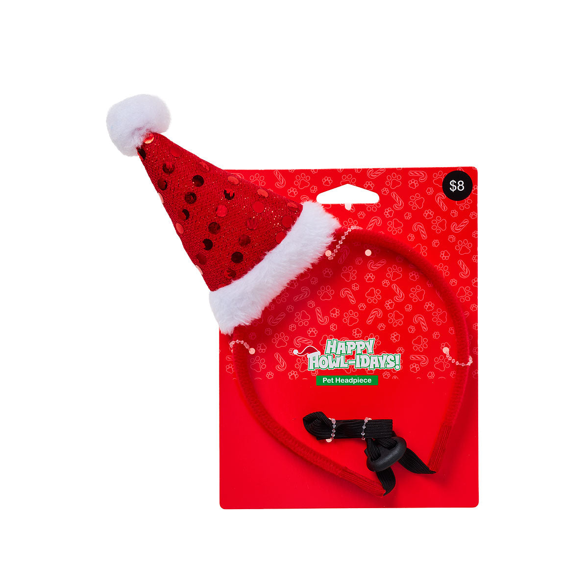 Christmas Pet Novelty Alice Band Santa Hat