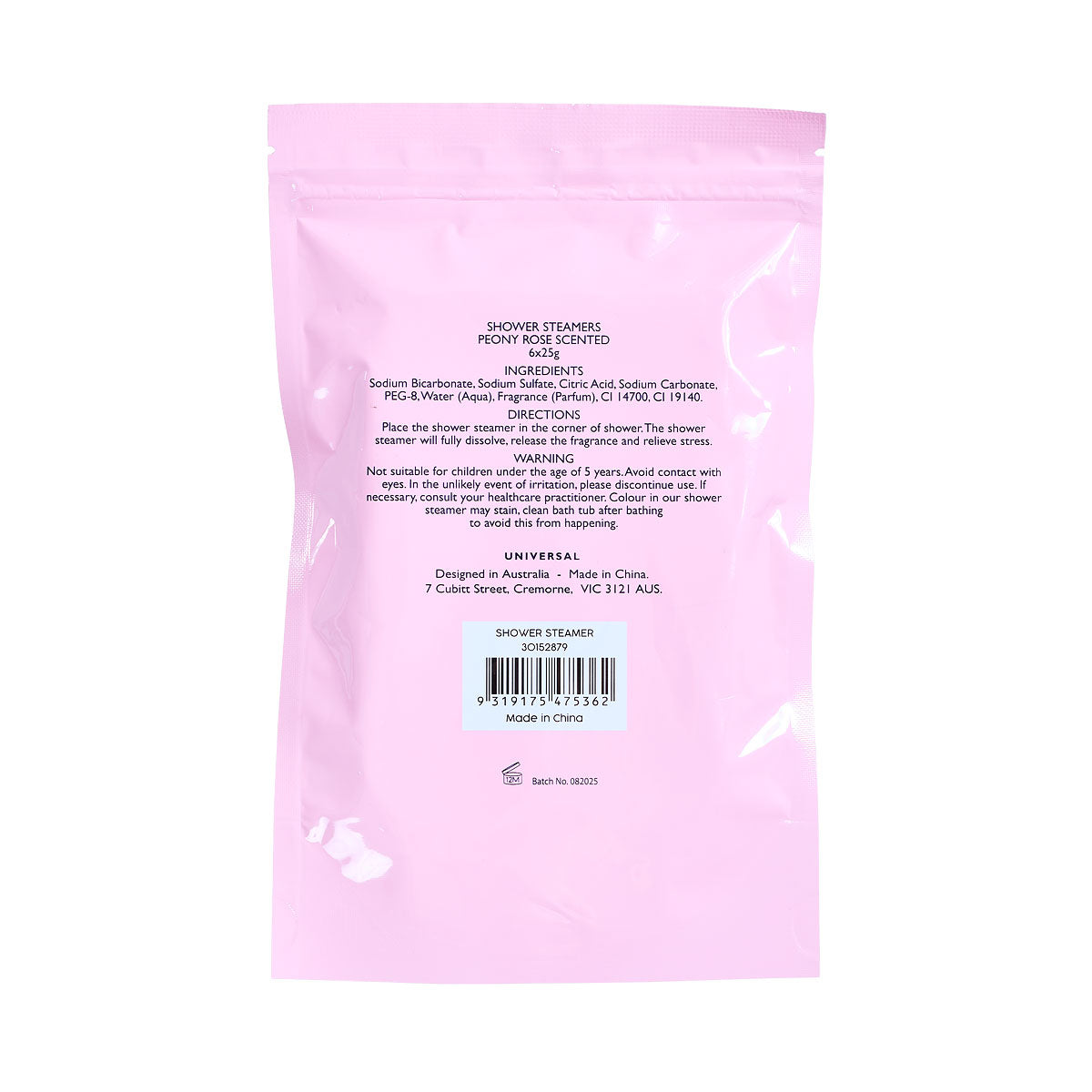 Shower Steamer Sachets 6x25g