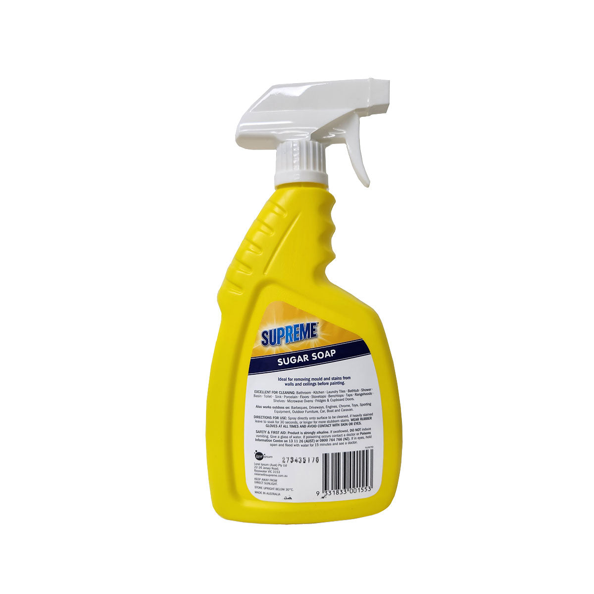 Supreme Sugar Soap 750mL