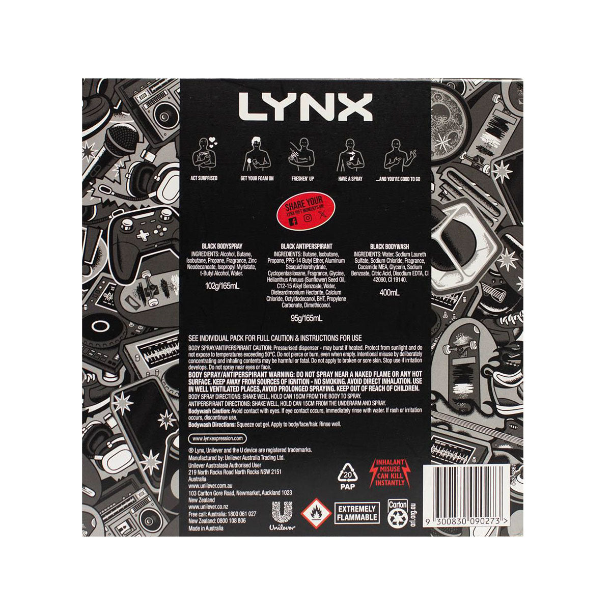 Lynx The Essentials Trio 3pk
