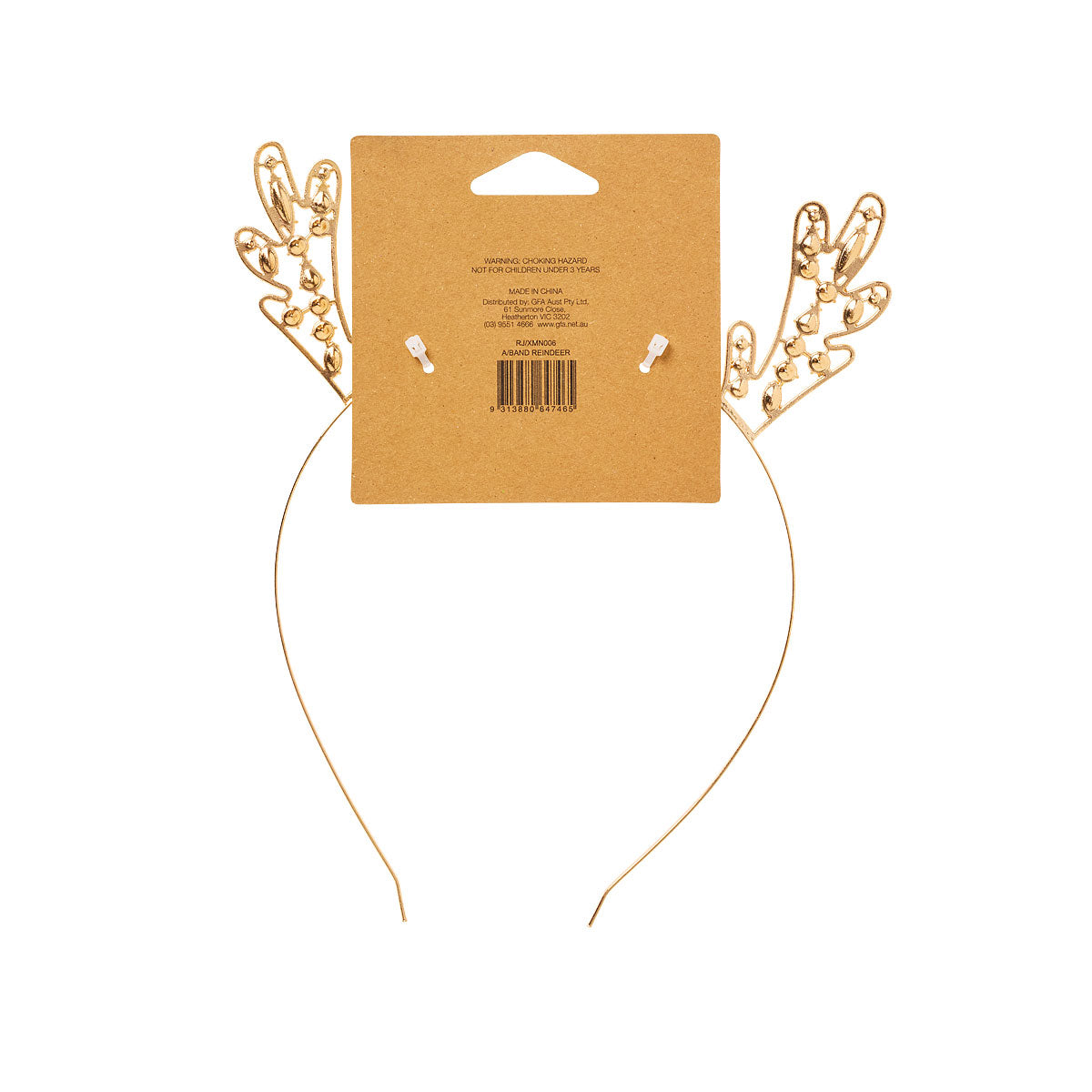 Christmas Diamonte Antler Alice Band