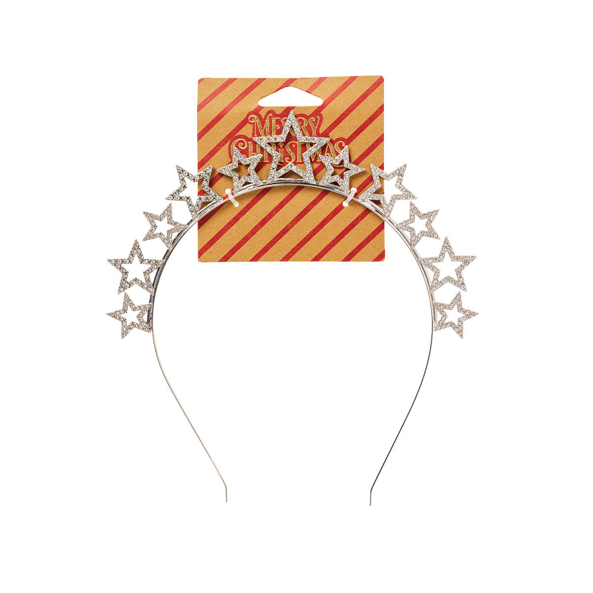 Christmas Diamonte Star Alice Band
