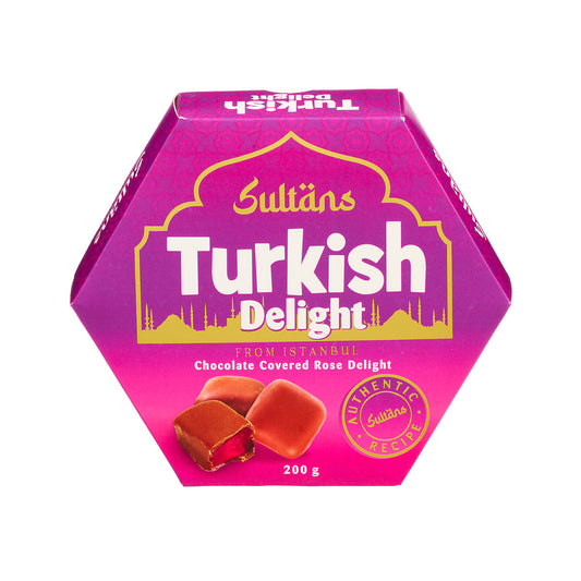 Chocolate Coated Turkish Delights 200g