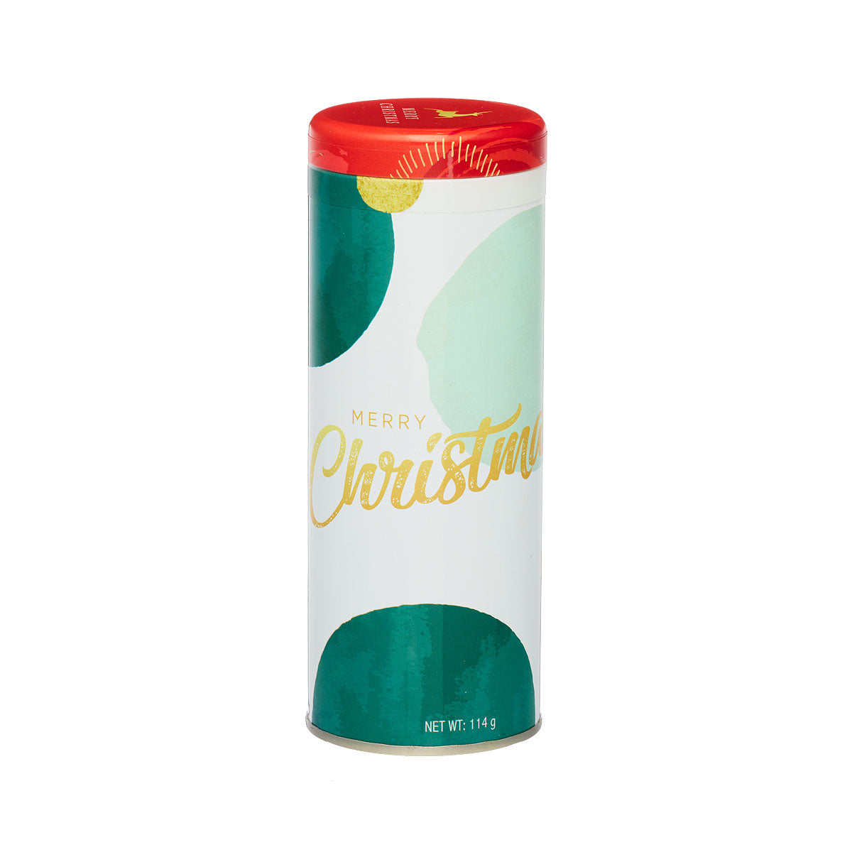 Christmas Tube Tin With Wafers 114g