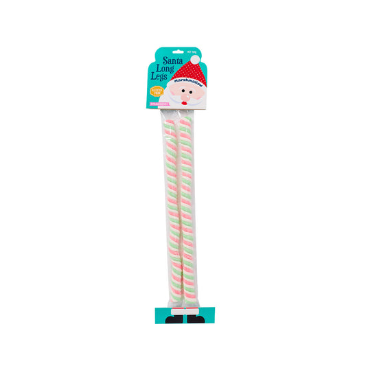 Christmas Marshmallow Santa Long legs 100g