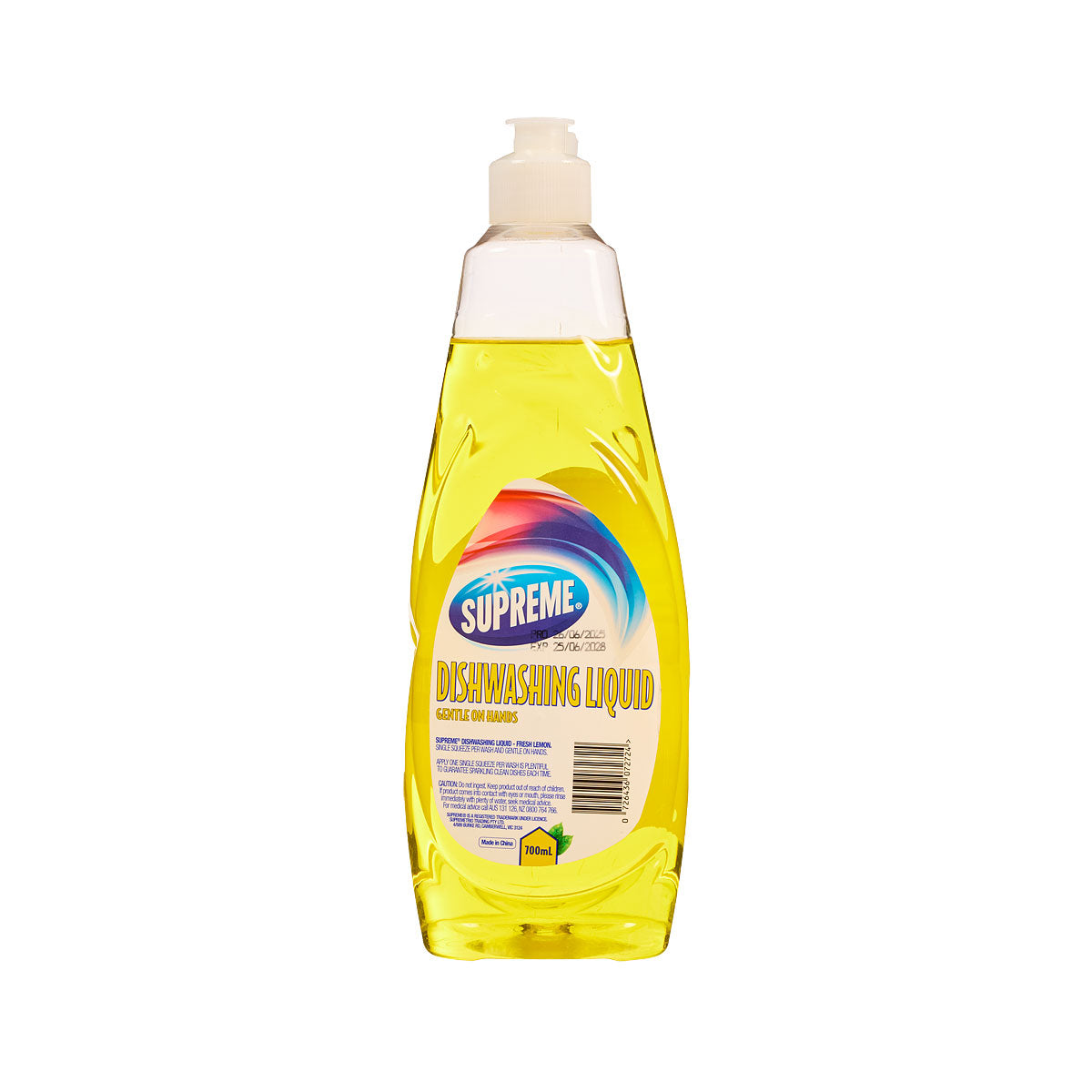 Supreme Dishwashing Liquid Lemon 709mL