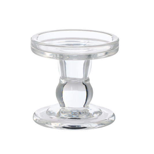 Glass Pillar Candle Holder 8.5cm