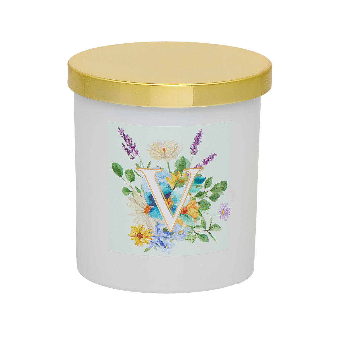 Monogram Floral Candle Assorted
