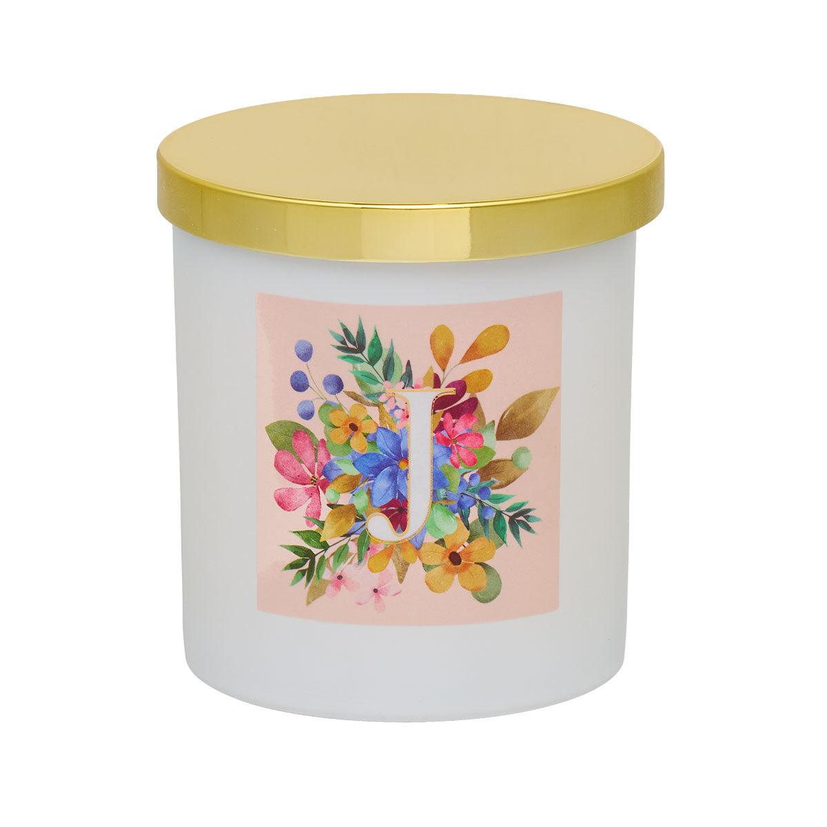 Monogram Floral Candle Assorted