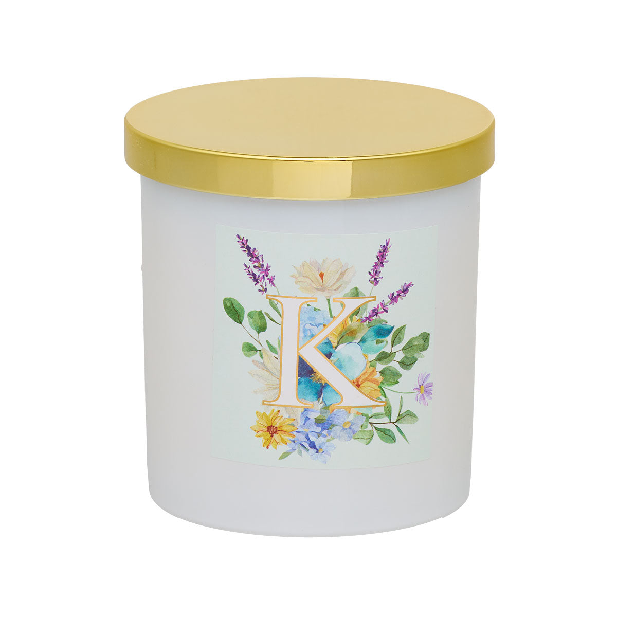Monogram Floral Candle Assorted