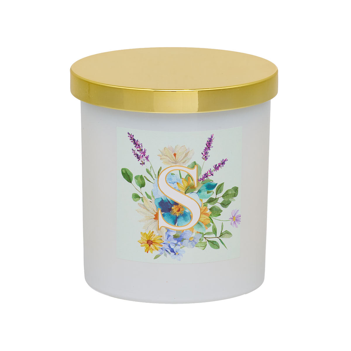 Monogram Floral Candle Assorted