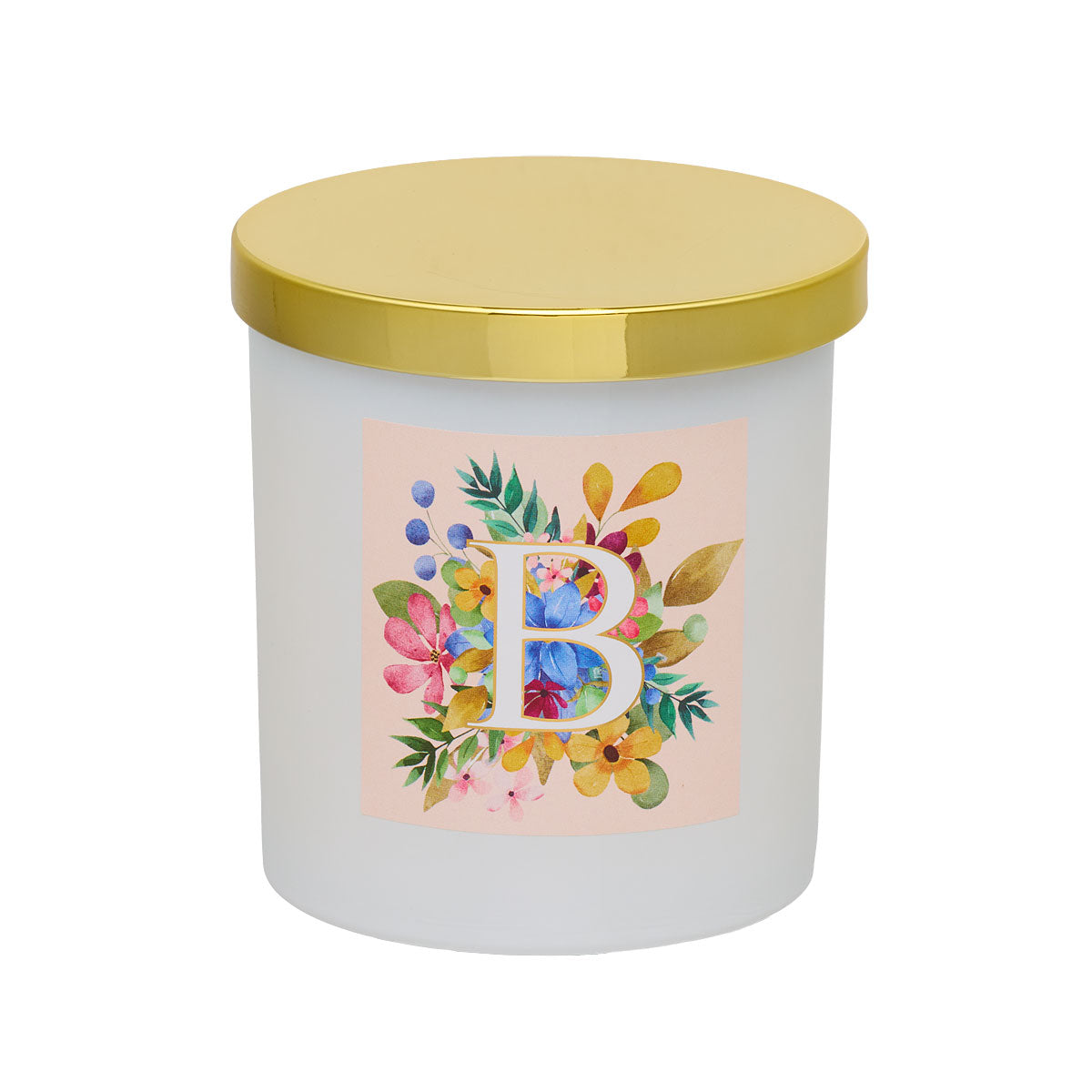 Monogram Floral Candle Assorted