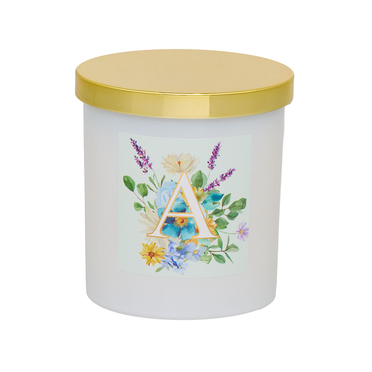 Monogram Floral Candle Assorted