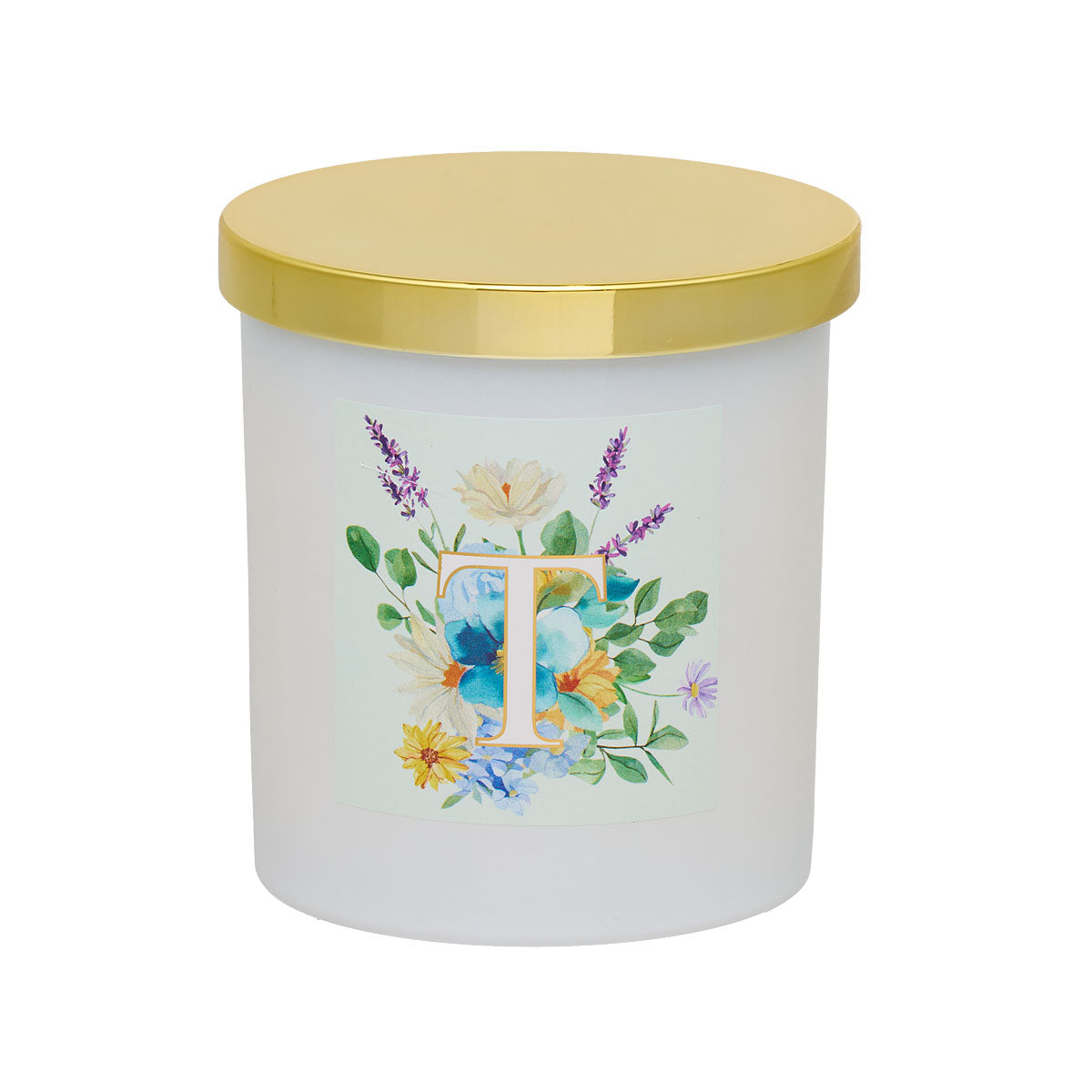 Monogram Floral Candle Assorted