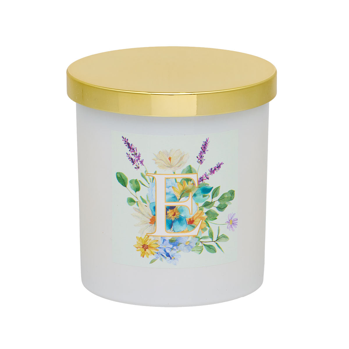 Monogram Floral Candle Assorted