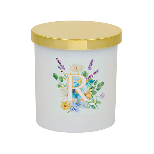 Monogram Floral Candle Assorted