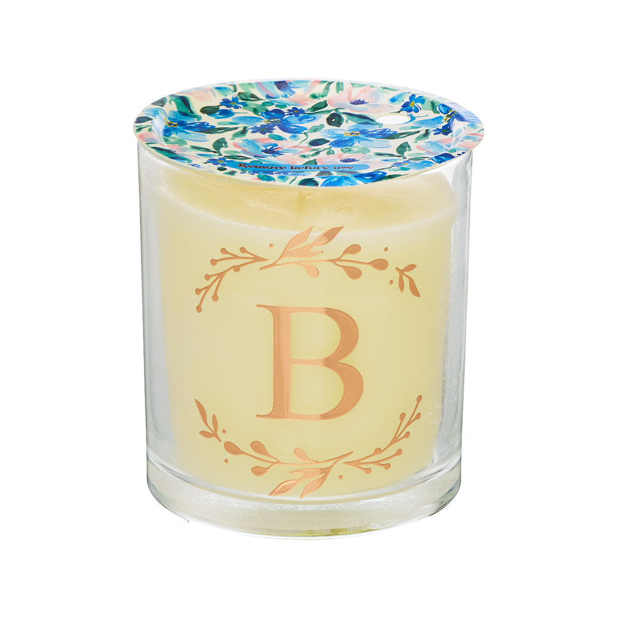 Monogram Wreath Candle Assorted