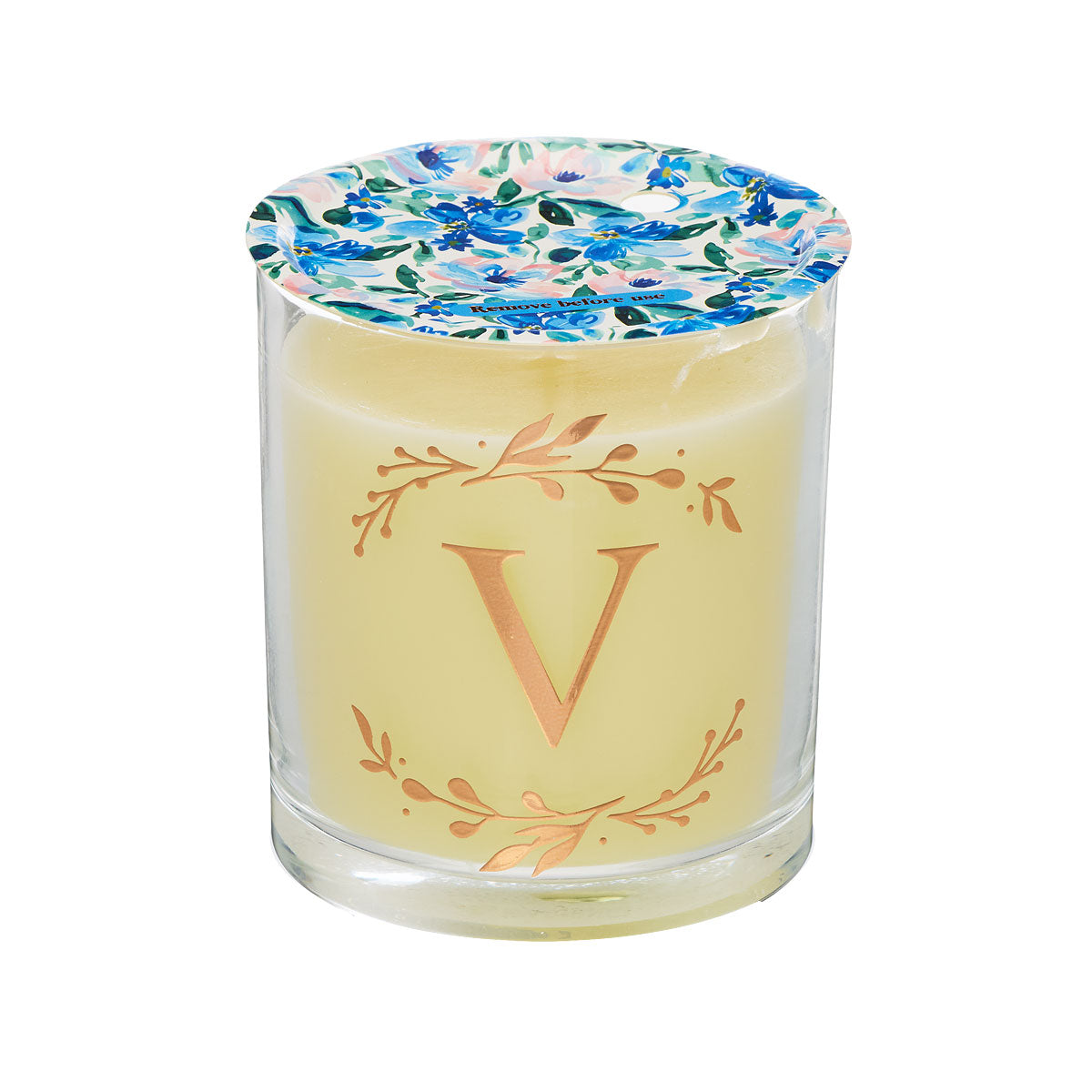 Monogram Wreath Candle Assorted