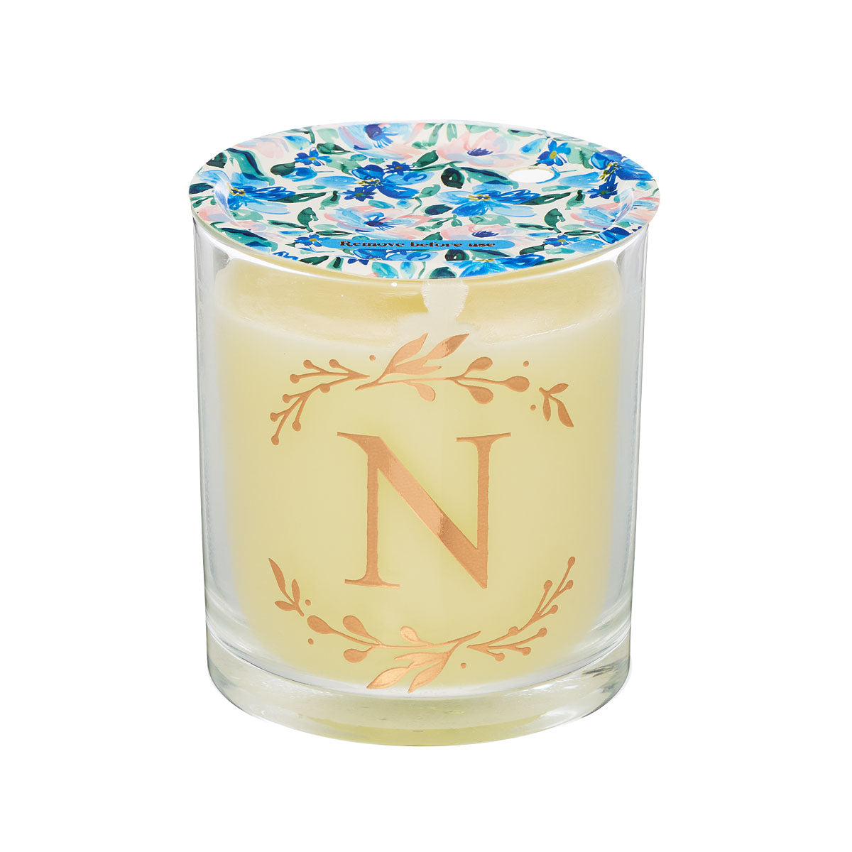 Monogram Wreath Candle Assorted