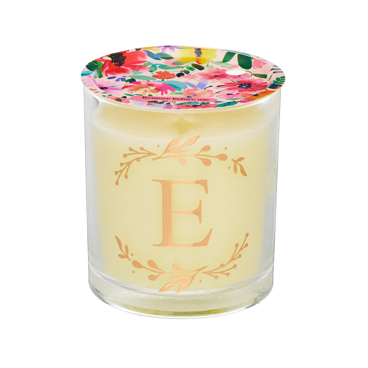 Monogram Wreath Candle Assorted