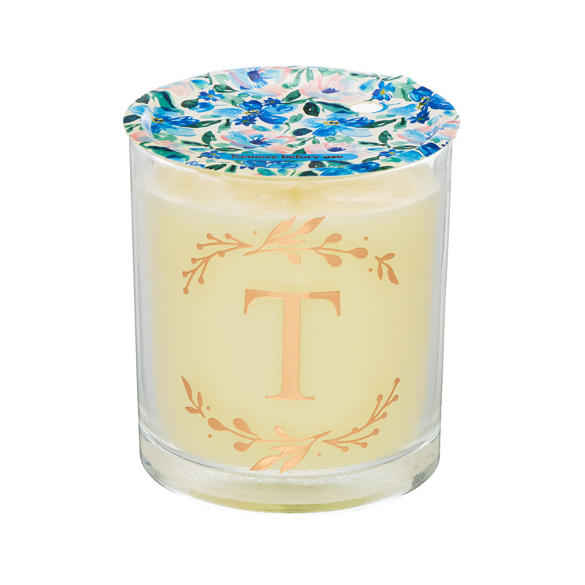 Monogram Wreath Candle Assorted