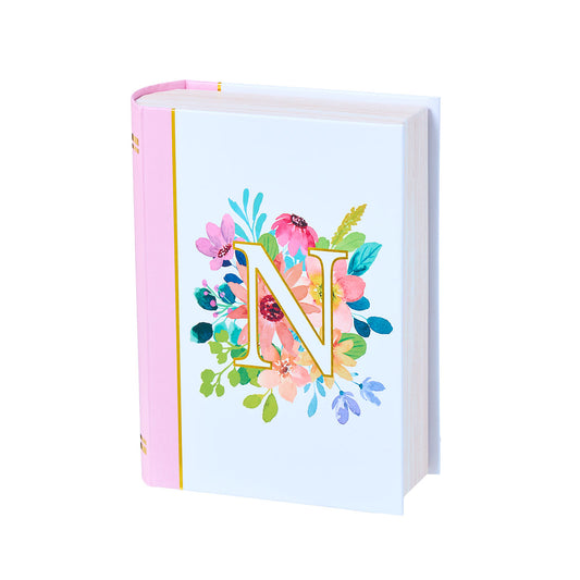 Mock Book Floral Monogram Assorted