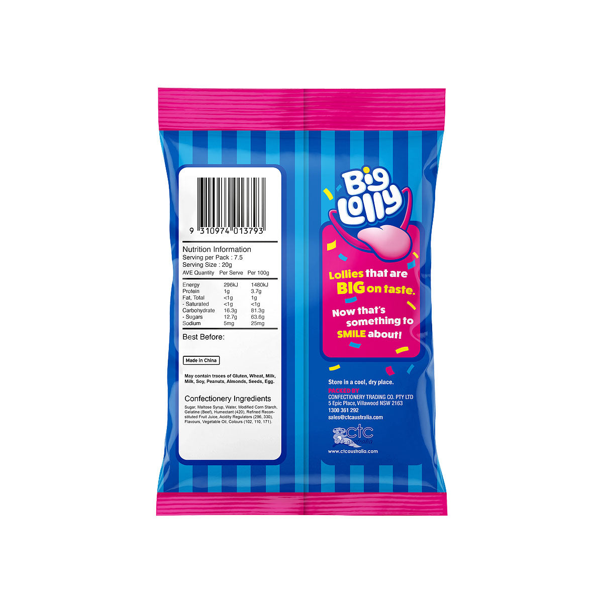 Big Lolly Witchetty Grubs 150g